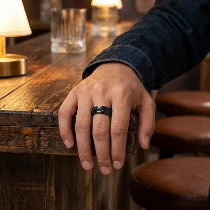 Stainless Steel Ring For Men (Pack of 2)
