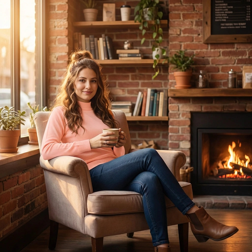 Warm Woolen High-Neck Sweater