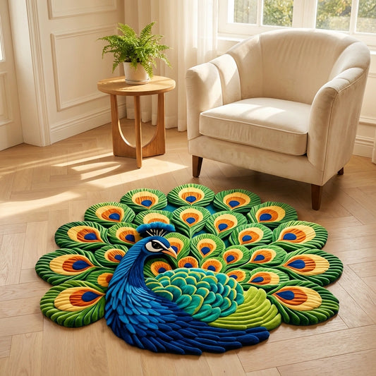 Peacock Floor Mat