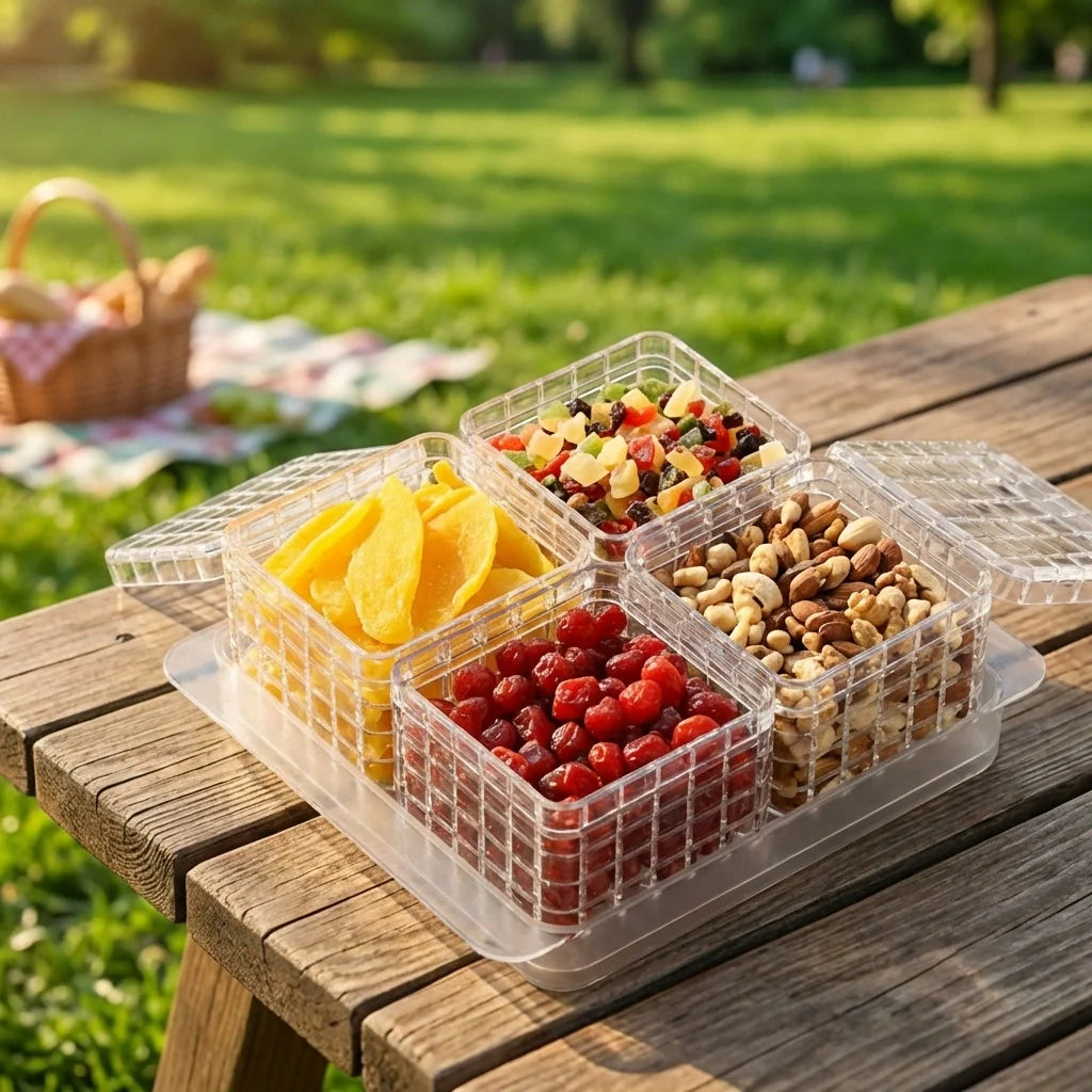 Elegant Airtight Dry Fruit Set