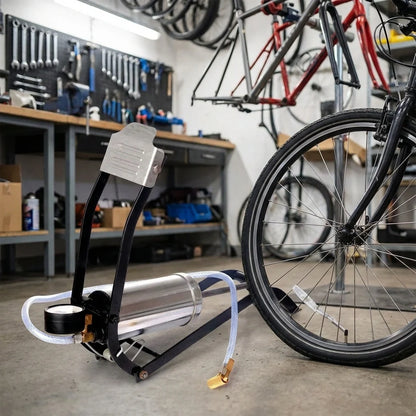 Heavy-Duty Air Foot Pump for Vehicles