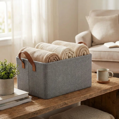 Flexi Fold Large Cloth Basket (Pack of 2)