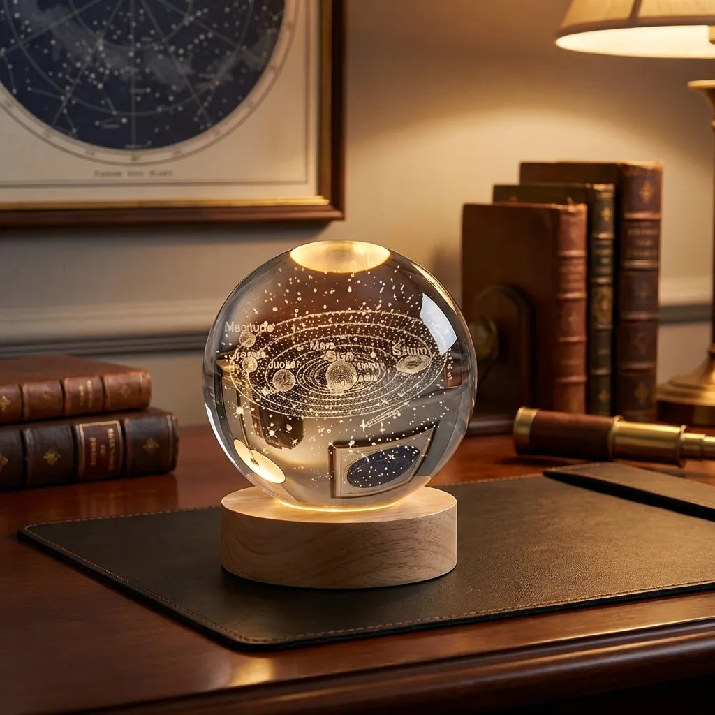 3D Crystal Lamp Ball (Assorted Design)