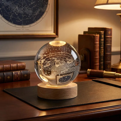 3D Crystal Lamp Ball (Assorted Design)