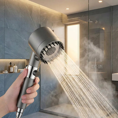 High Pressure 3-Setting Filtration Shower Head