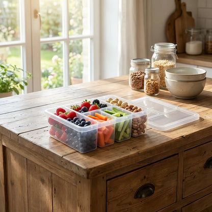 5-Compartment Fridge Organizer