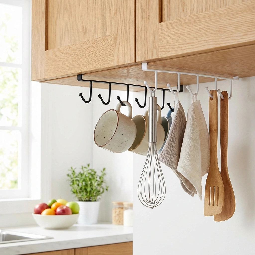Mug Cups Wine Glasses Storage Hooks Kitchen