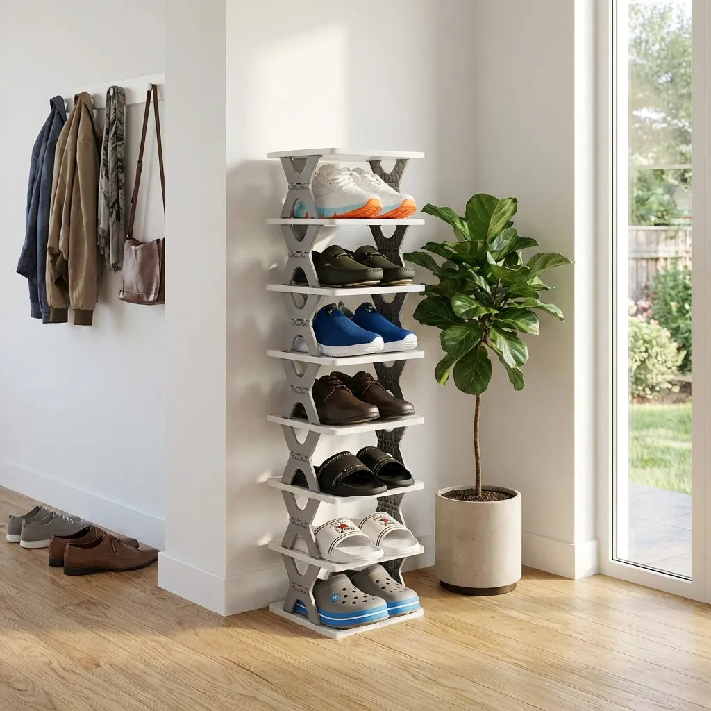 Smart Foldable Shoes Tier Shoe Rack 6 Layer