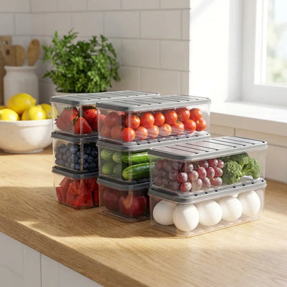 Fridge Storage Boxes (Pack of 6)