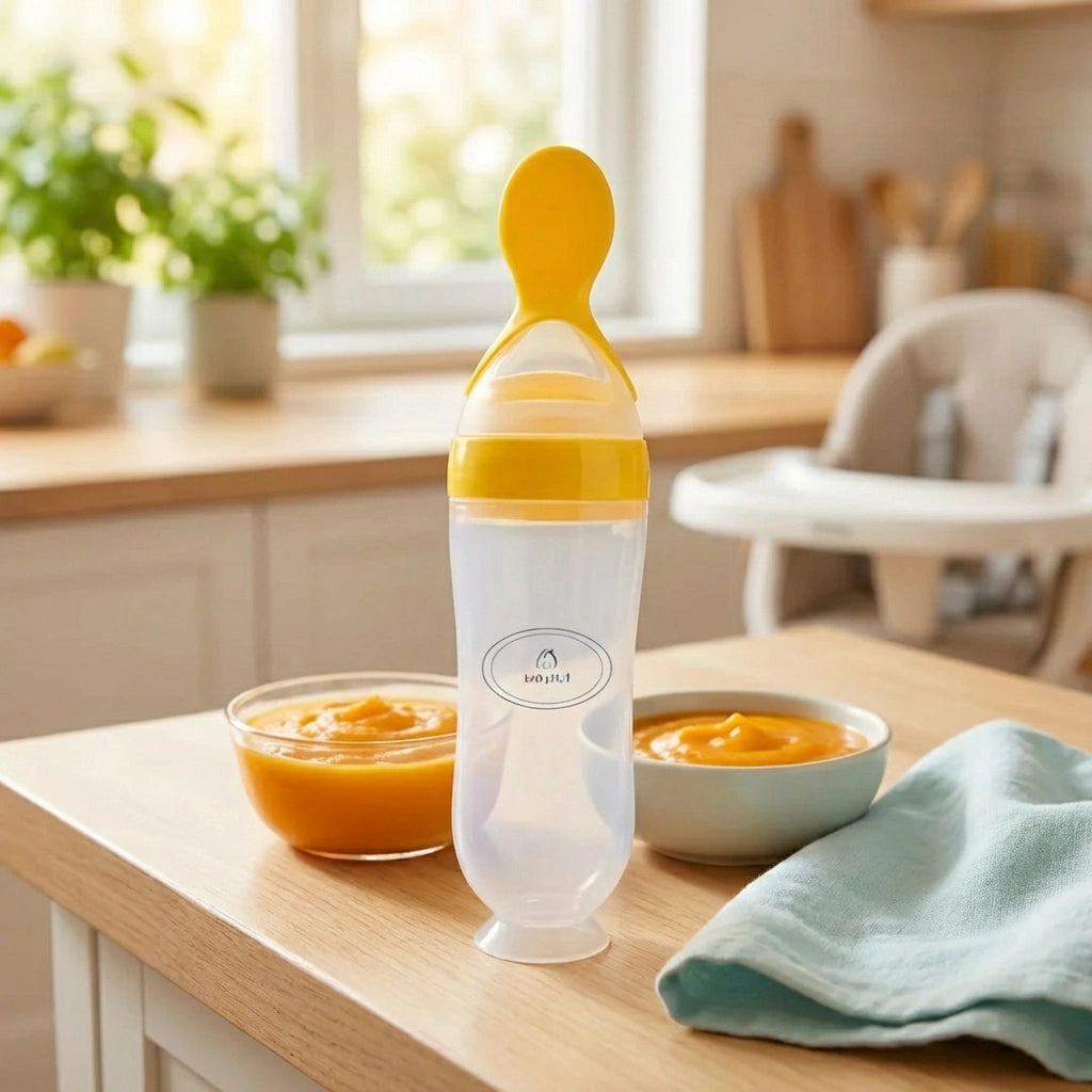 Premium Baby Food Squeeze Feeder Spoon