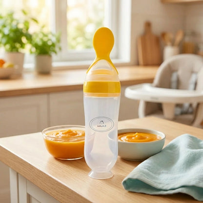 Premium Baby Food Squeeze Feeder Spoon