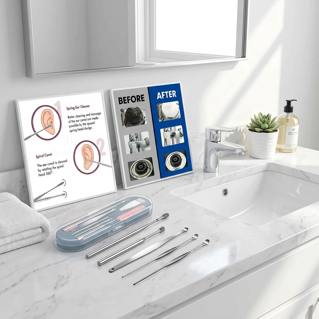 Stainless Steel Ear Cleaning Kit