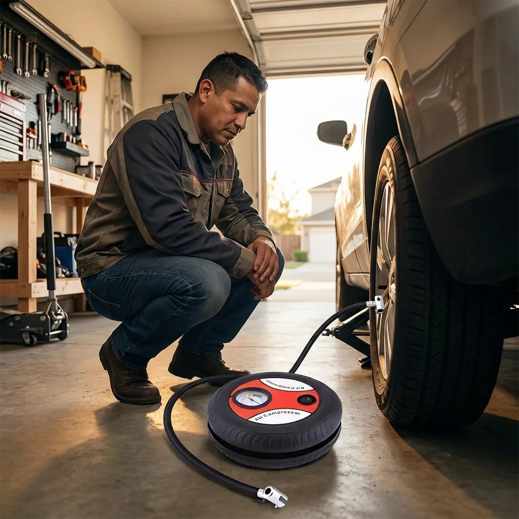 Portable Tyre Inflator Pump