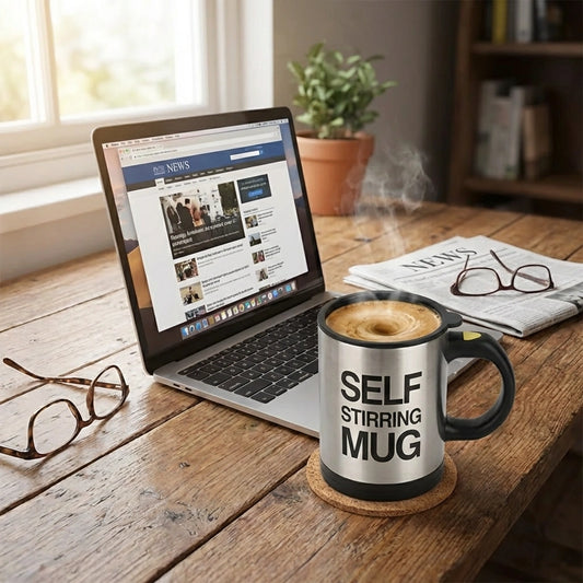 Auto-Stirring Smart Coffee Mug