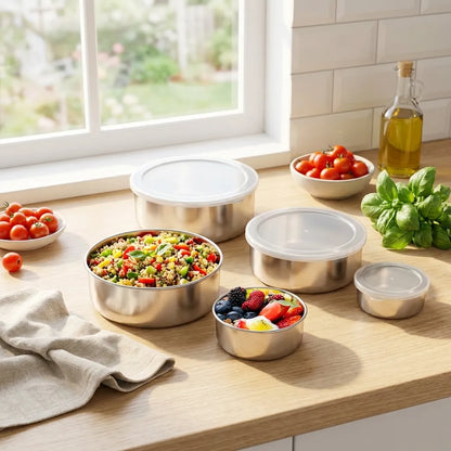 Steel Airtight Lunch Box