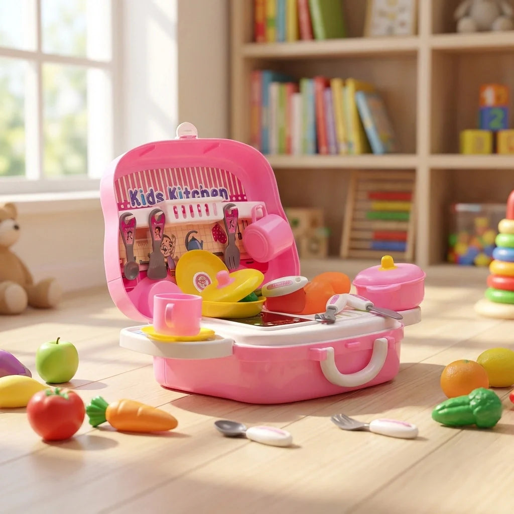 Kids Kitchen Pretend Play Set