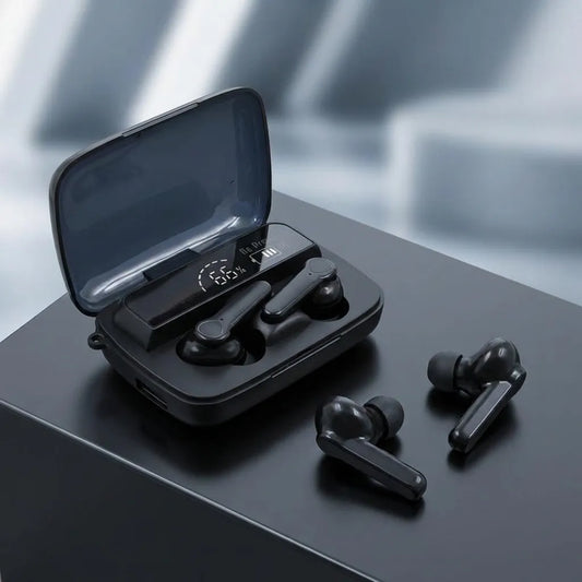 Wireless LED Display Earbuds