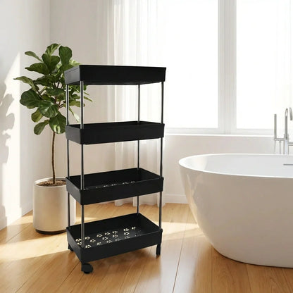4-Layer Rolling Storage Cart