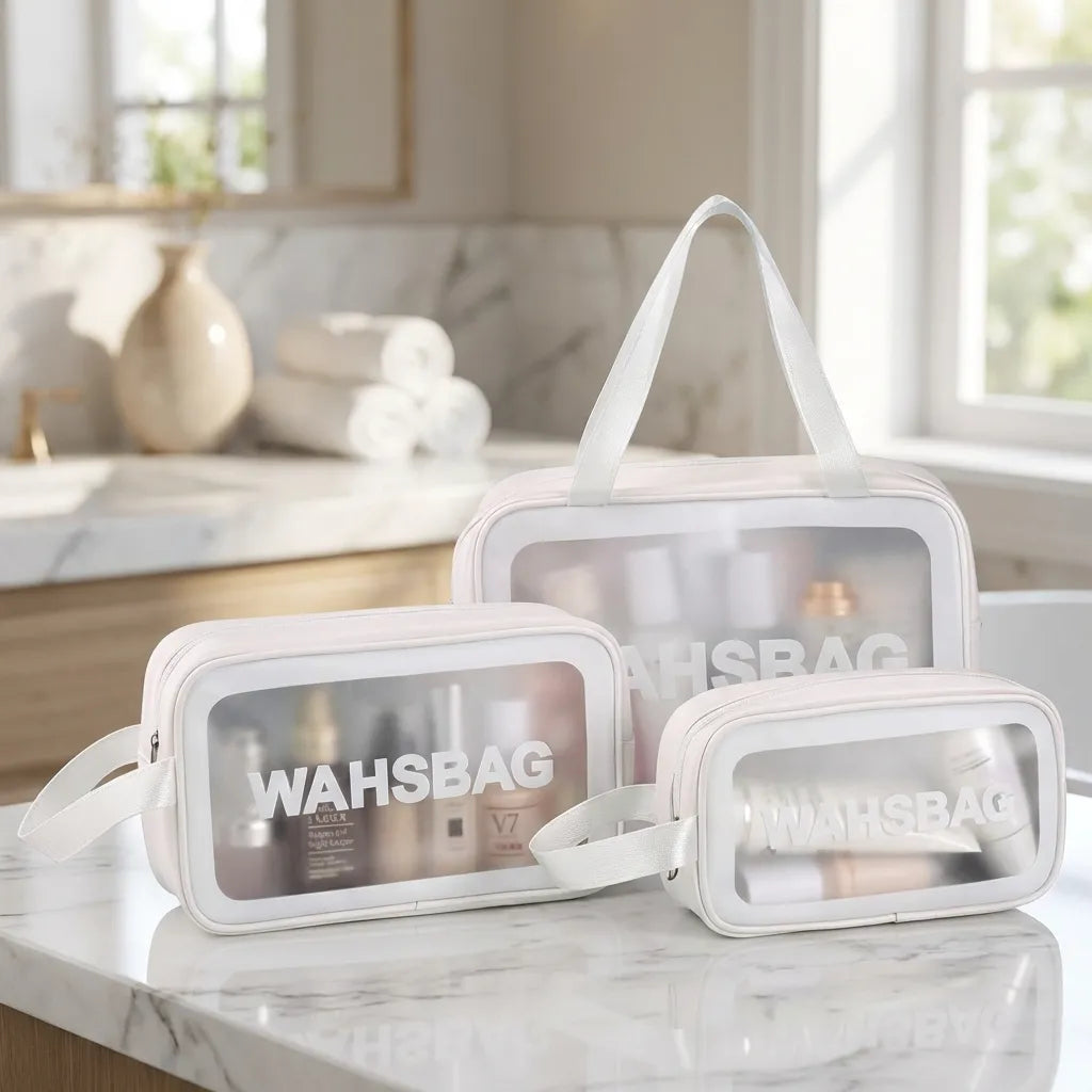 Waterproof Toiletry Travel Bags (Combo of 3)