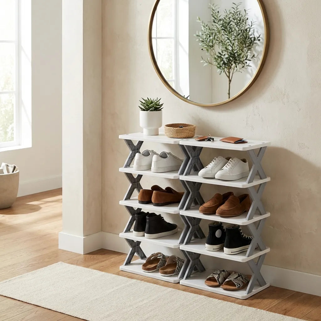 Smart Foldable Shoes Tier Shoe Rack 6 Layer
