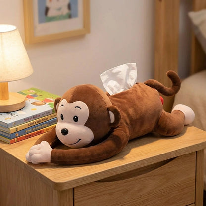 Monkey Plush Tissue Holder