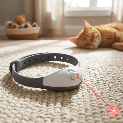 Pet Laser Collar Self Teasing Toy
