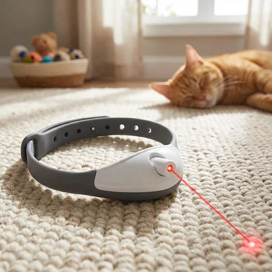 Pet Laser Collar Self Teasing Toy