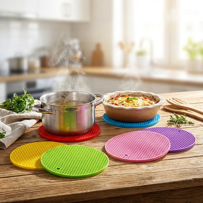 Silicone Heat Resistant Table Mat (Pack of 4)
