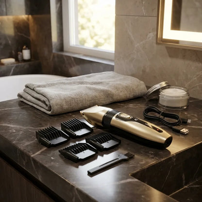 Rechargeable Cordless Hair Clipper For Men