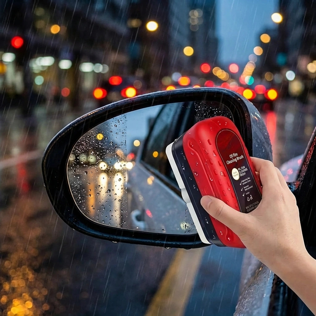 Car Glass Oil Film Cleaning Brush Automotive Glass