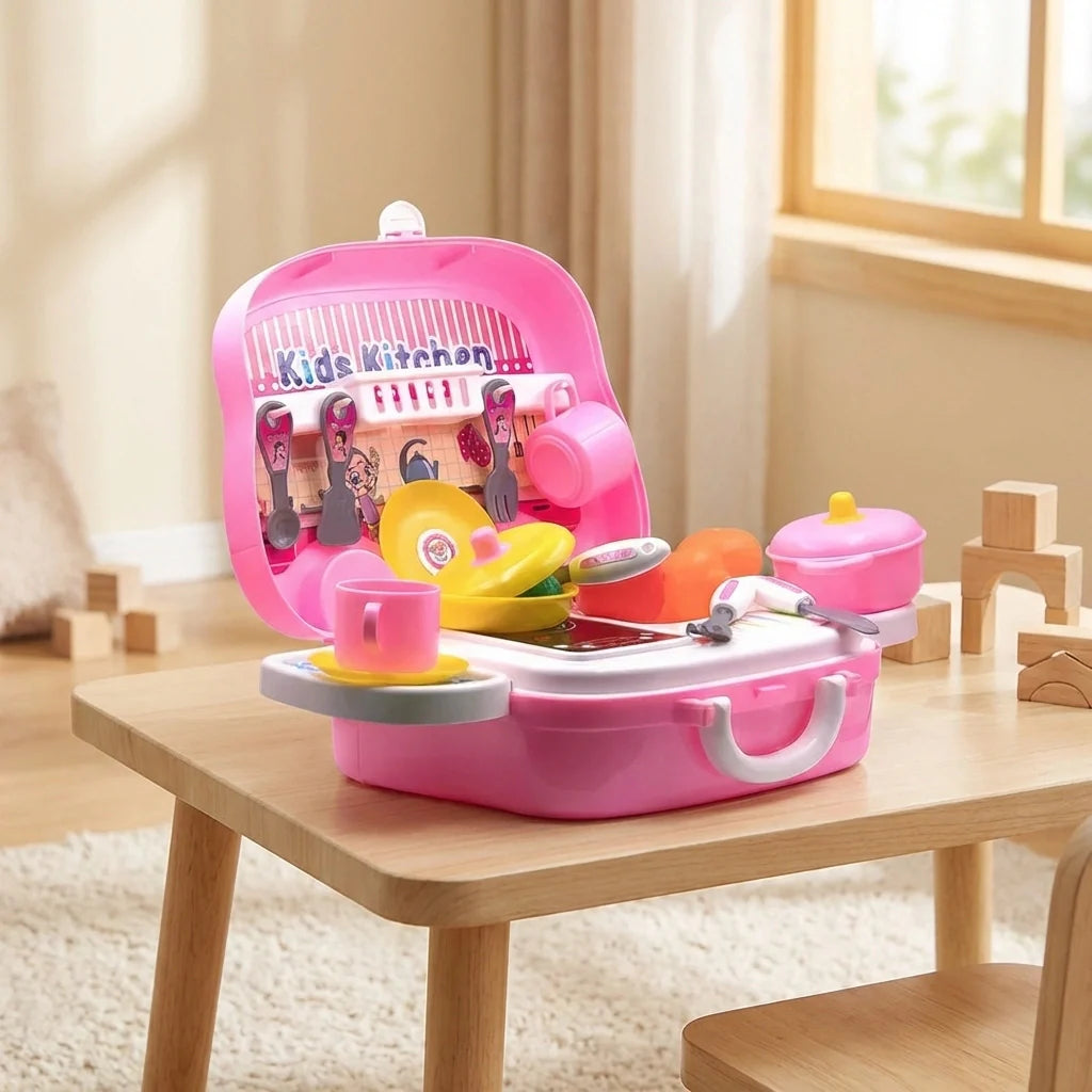 Kids Kitchen Pretend Play Set