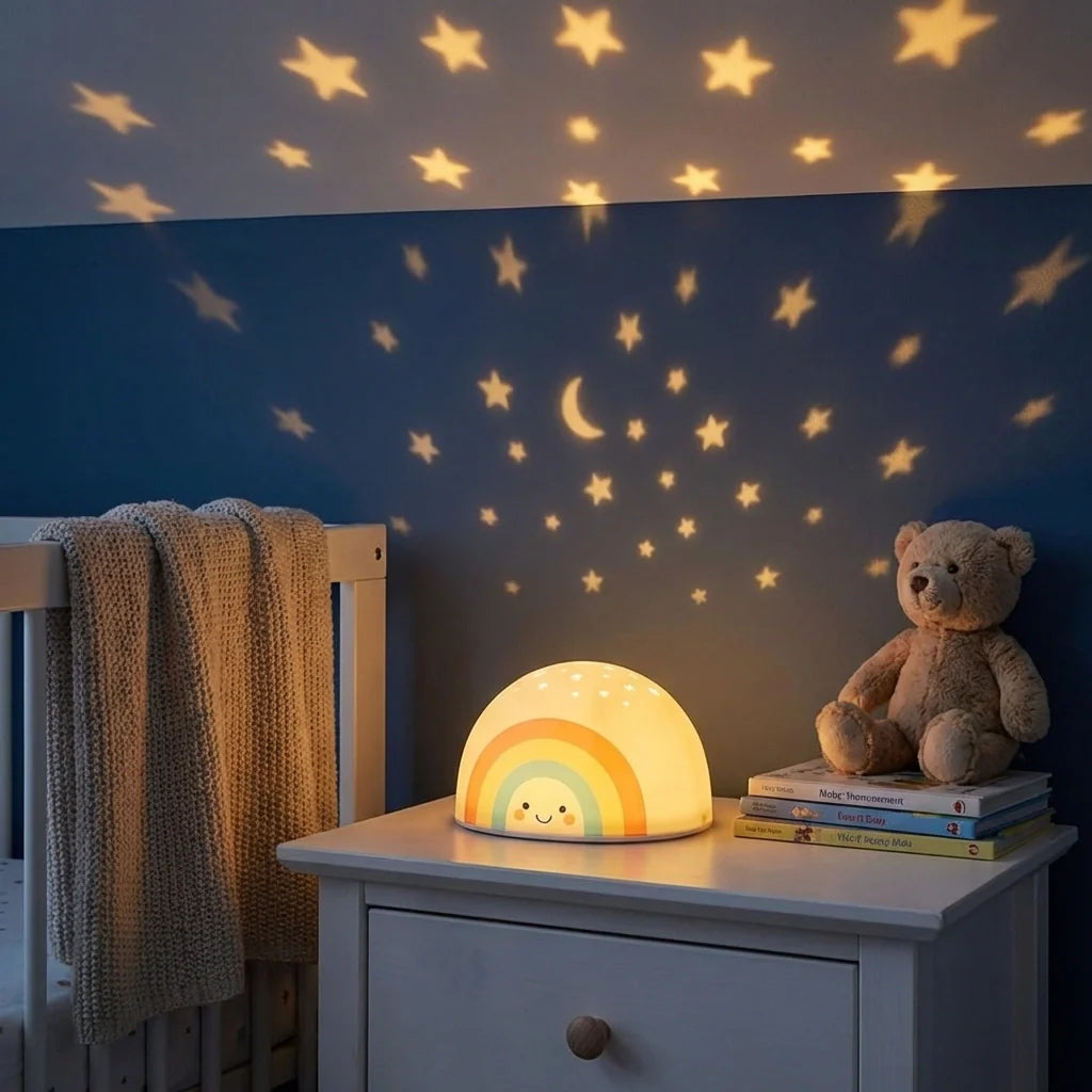Rainbow Star Projector Light