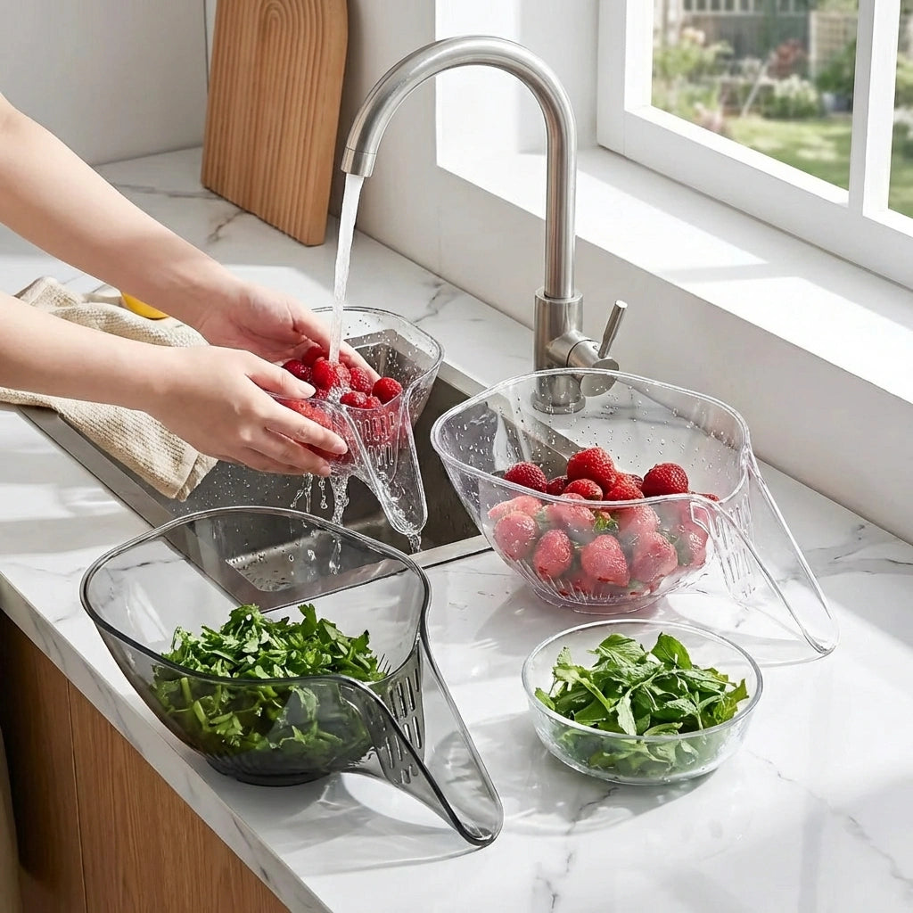 Sink Strainer Basket Funnel
