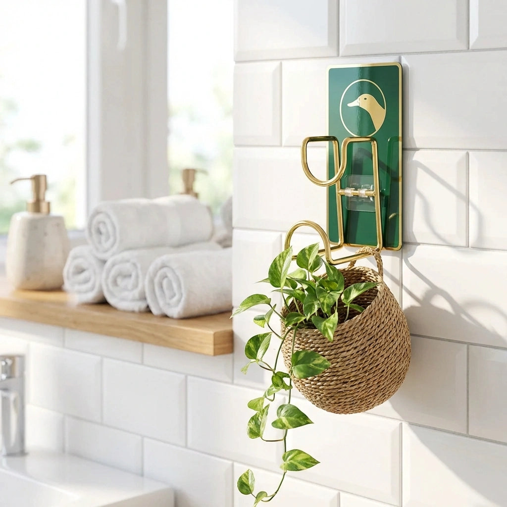 Adhesive Wall Light Hooks