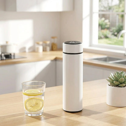LED Temperature Display Flask