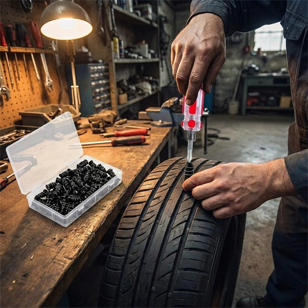 Motorcycle Car Fast Tool Self-Service Tire Repair Nail (Pack of 10)