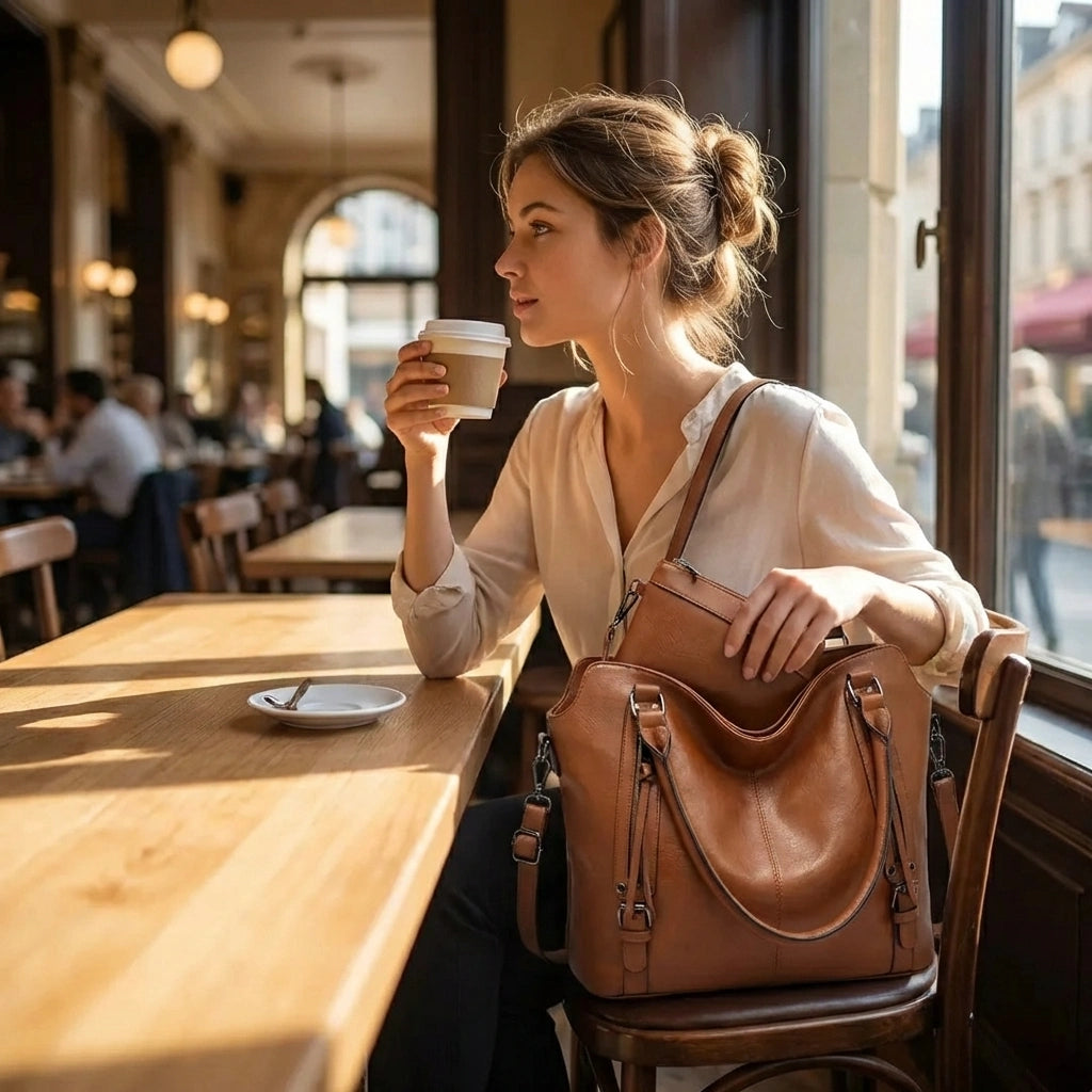 Designer Vegan Leather Hobo Bag