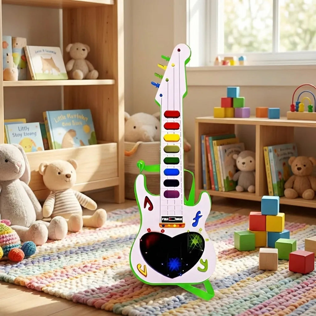 Mini Instruments Electric Battery operated musical instruments mini guitar – MaxSmile