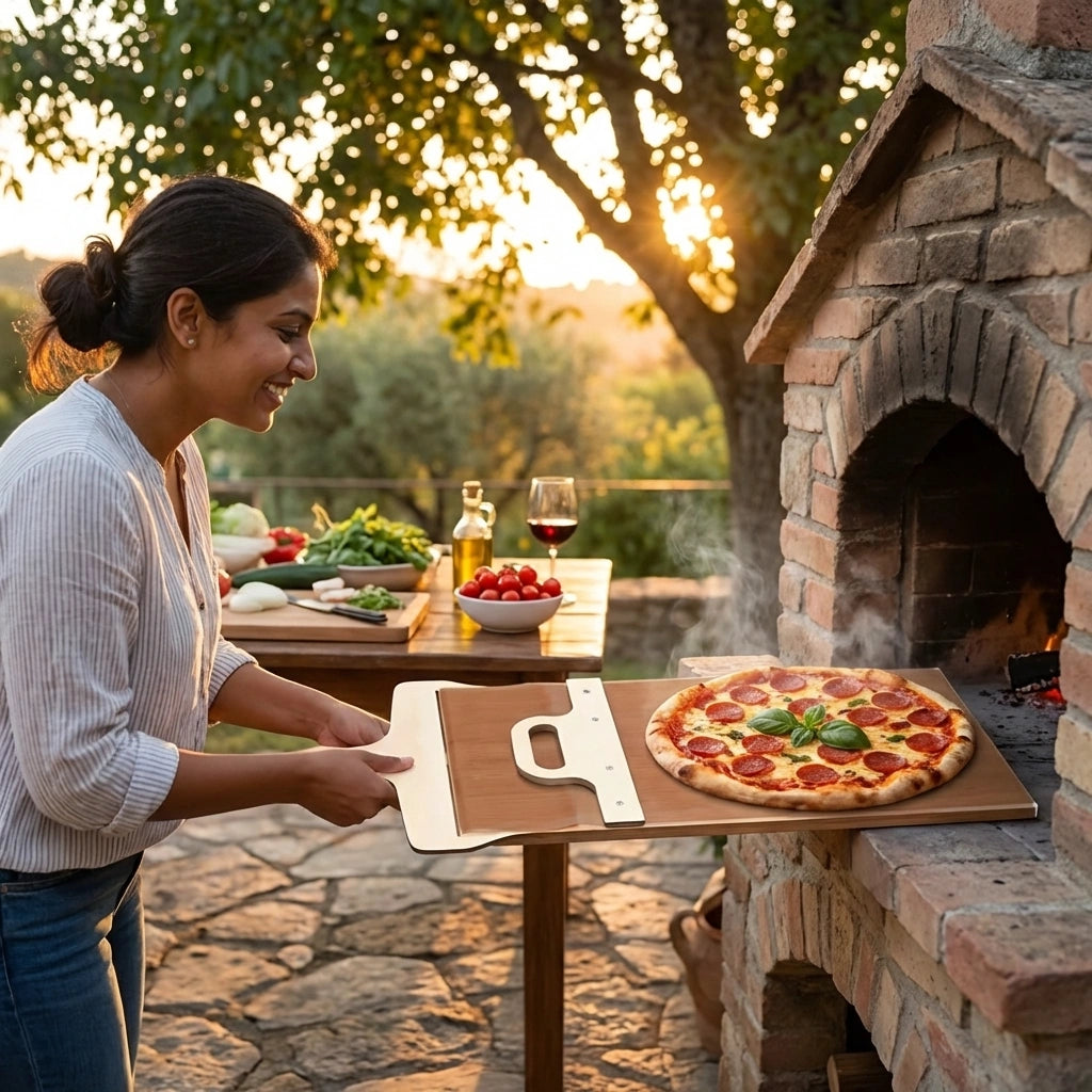 Wooden Pizza Paddle Board