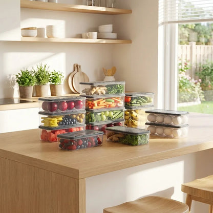 Fridge Storage Boxes (Pack of 6)