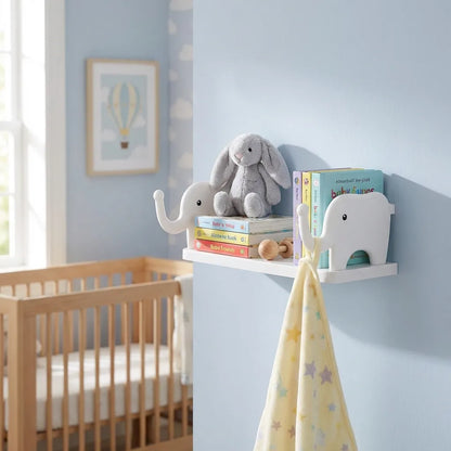Elephant Shape Self  Floating Wall Shelf