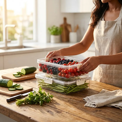 4 Compartment Fridge Storage