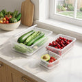 Fridge Storage Containers Box 27*11.6*6.5cm (Pack of 2)