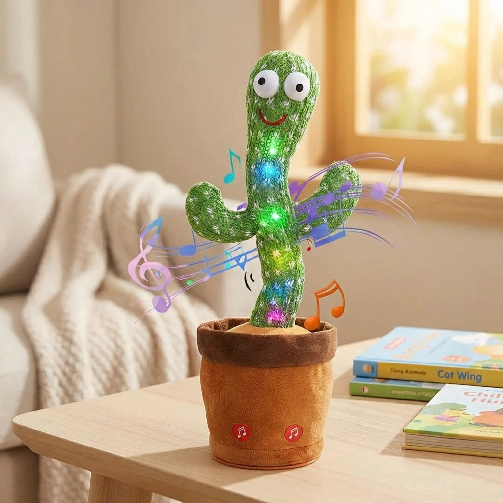 LED Musical Dancing & Mimicry Baby Cactus Toy