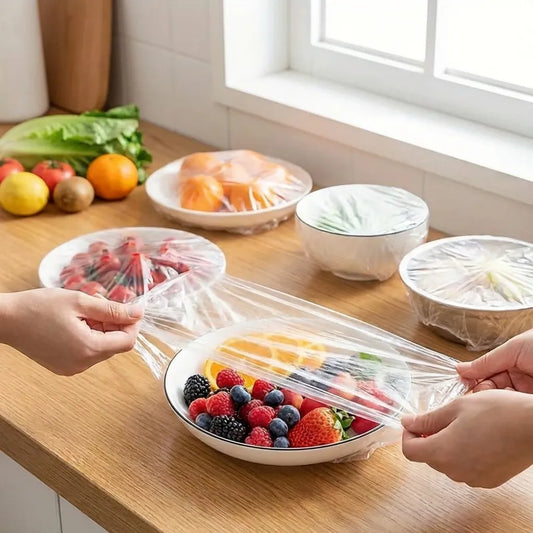 Plastic Bags - Reusable Elastic Food Storage (Pack of 2)
