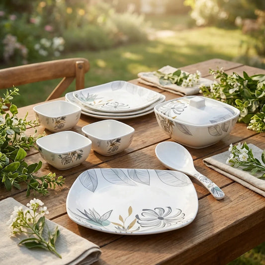 11-Piece Dinner Set with Donga