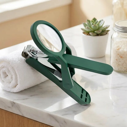 Nail Clipper with Magnifying Glass