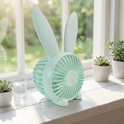 Cute Rabbit USB Desk Fan