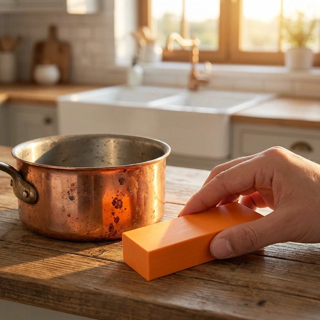 Rust Cleaning Easy Limescale Eraser Artifact, Stainless Steel Stains Eraser Decontamination Cleaner Eraser Rust Remover for Kitchen Home