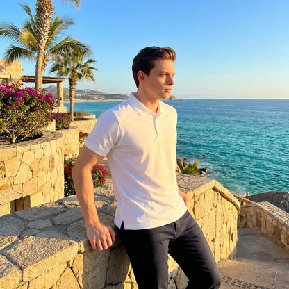 Matte Elegance Polo Tee